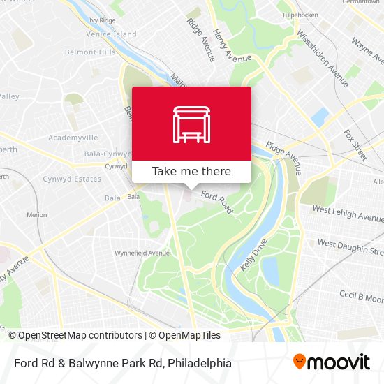 Ford Rd & Balwynne Park Rd map