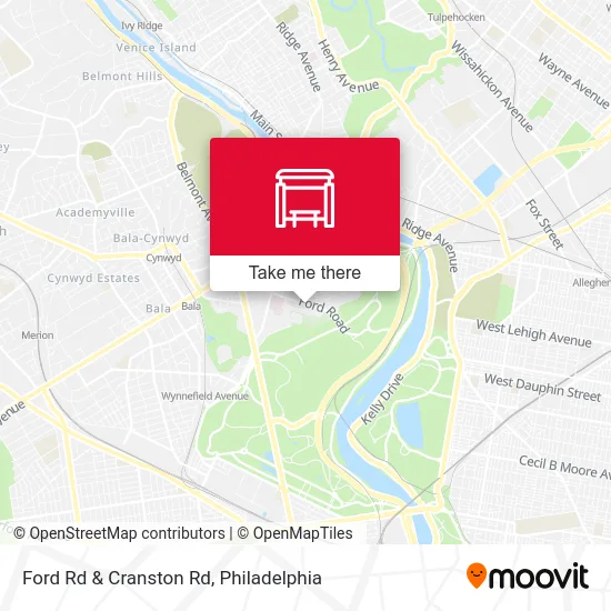 Ford Rd & Cranston Rd map