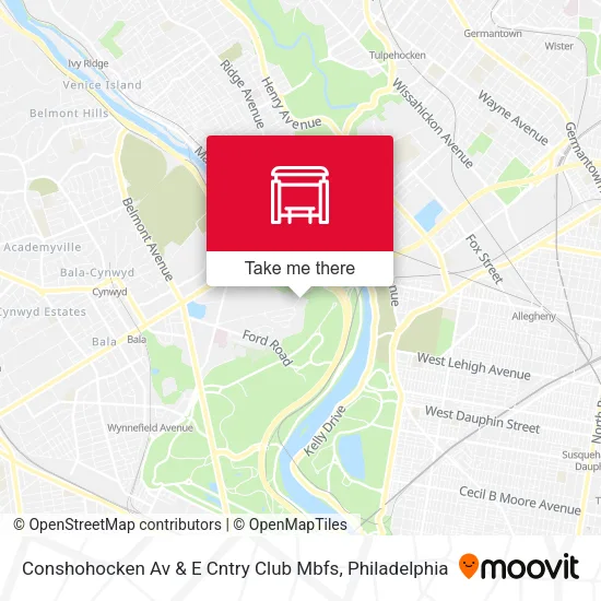 Conshohocken Av & E Cntry Club Mbfs map