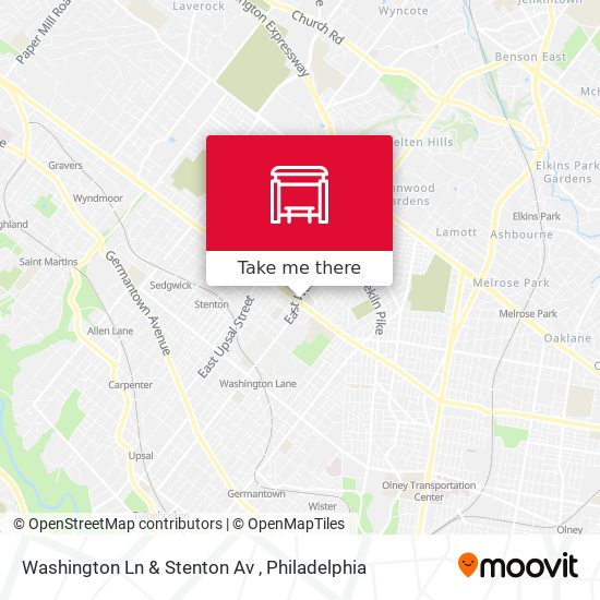 Washington Ln & Stenton Av map