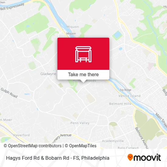 Hagys Ford Rd & Bobarn Rd - FS map