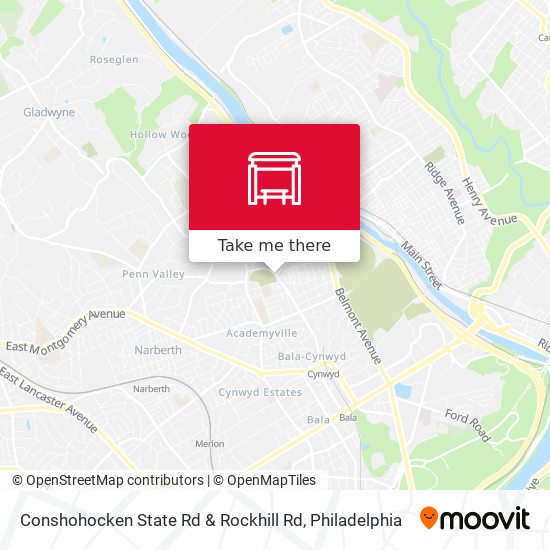 Mapa de Conshohocken State Rd & Rockhill Rd