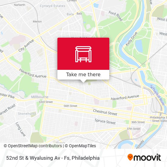 52nd St & Wyalusing Av - Fs map