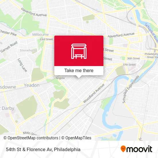 54th St & Florence Av map