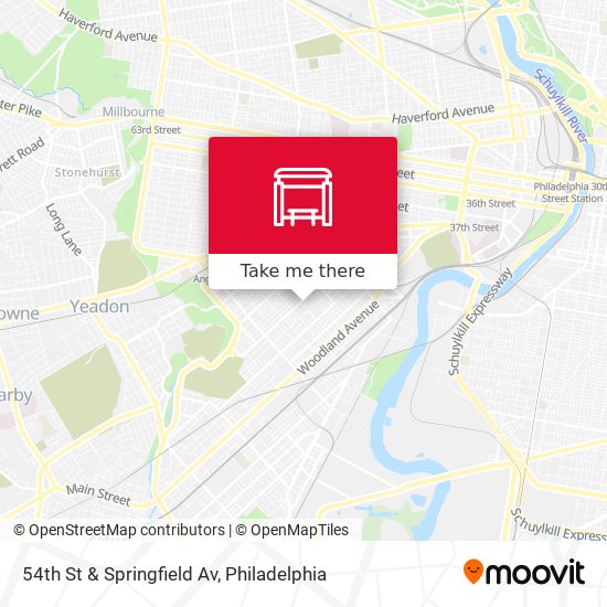 Mapa de 54th St & Springfield Av