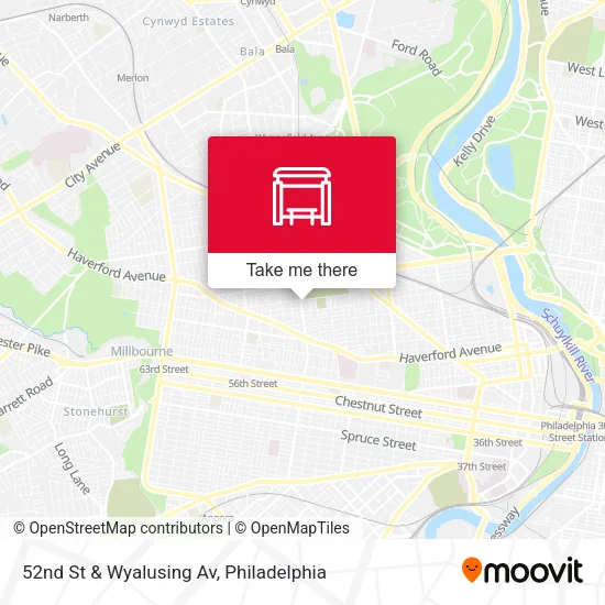 52nd St & Wyalusing Av map