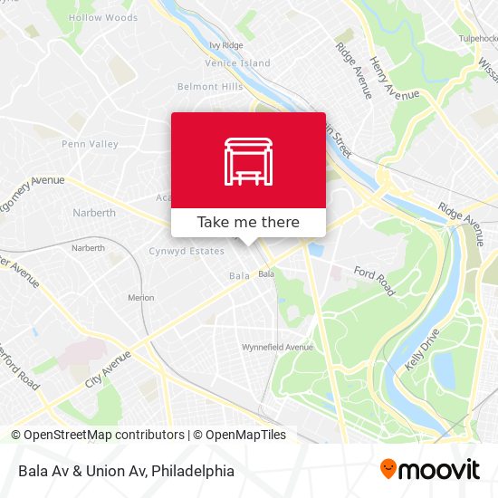 Mapa de Bala Av & Union Av