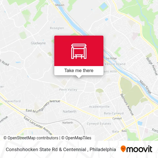 Conshohocken State Rd & Centennial map