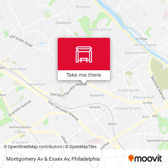 Mapa de Montgomery Av & Essex Av