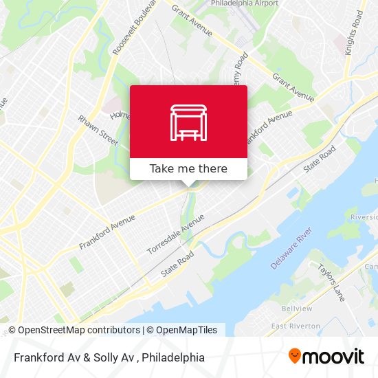 Mapa de Frankford Av & Solly Av