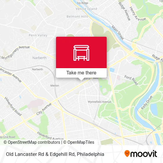 Old Lancaster Rd & Edgehill Rd map