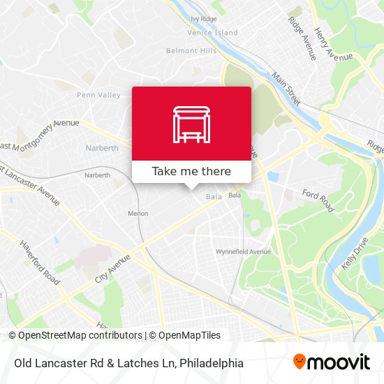 Old Lancaster Rd & Latches Ln map