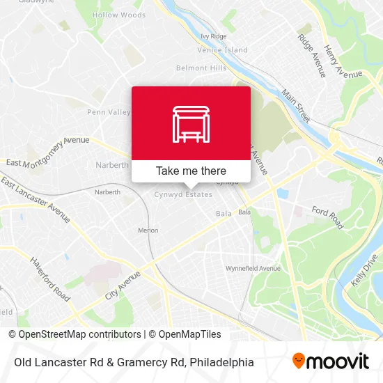 Old Lancaster Rd & Gramercy Rd map