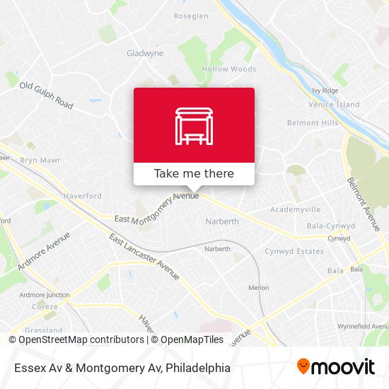 Essex Av & Montgomery Av map