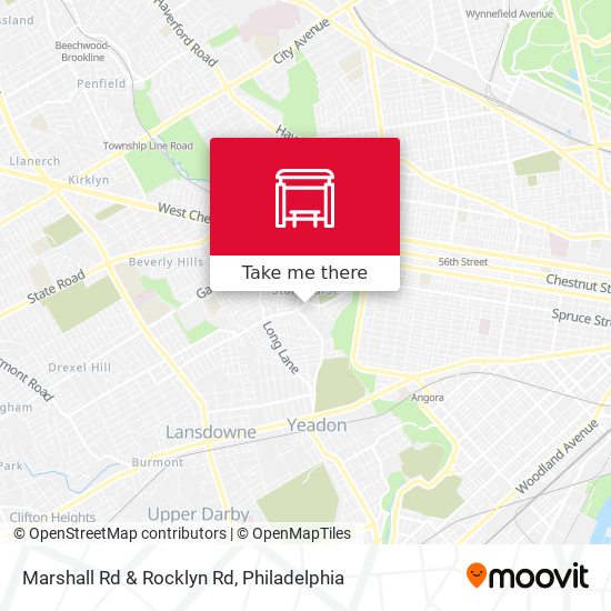 Marshall Rd & Rocklyn Rd map