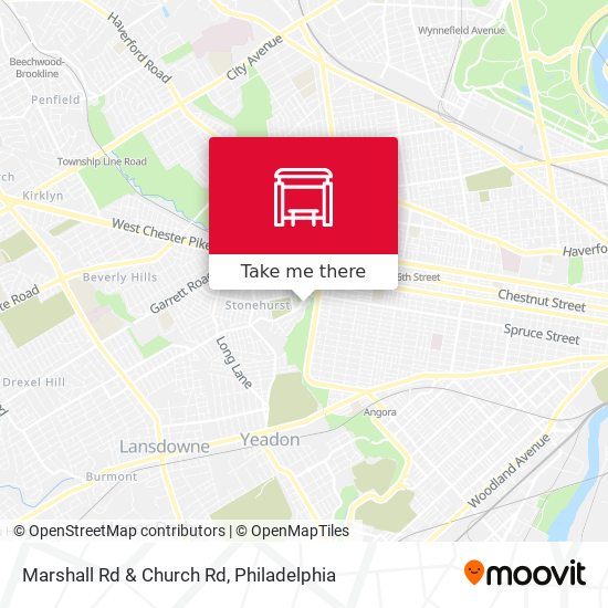 Mapa de Marshall Rd & Church Rd