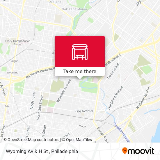 Mapa de Wyoming Av & H St