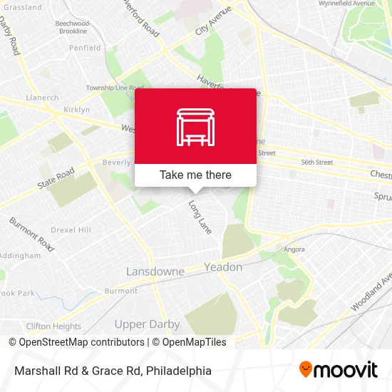 Marshall Rd & Grace Rd map
