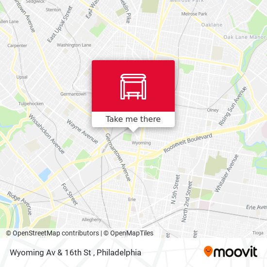 Mapa de Wyoming Av & 16th St