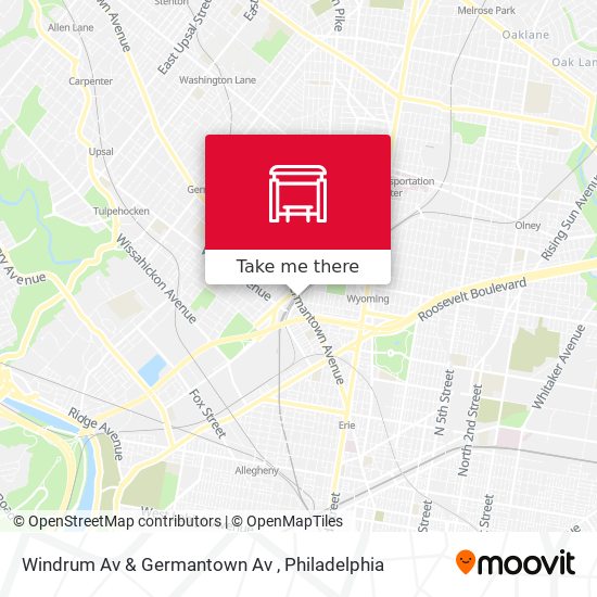 Windrum Av & Germantown Av map