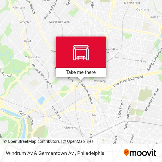Windrum Av & Germantown Av map