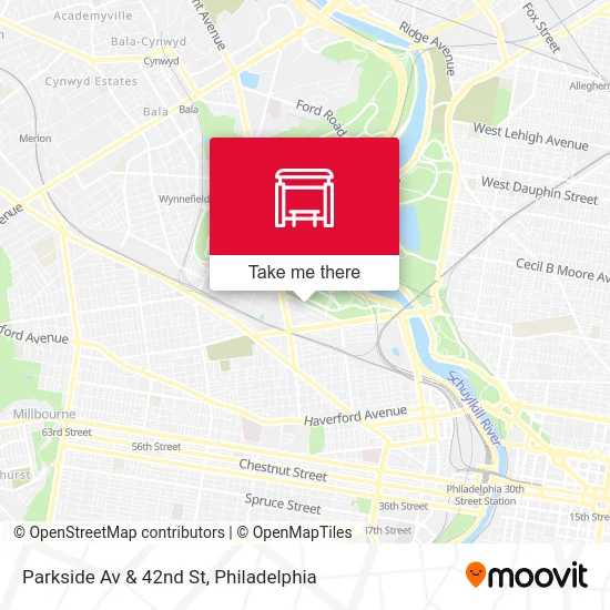 Parkside Av & 42nd St map