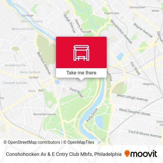 Conshohocken Av & E Cntry Club Mbfs map