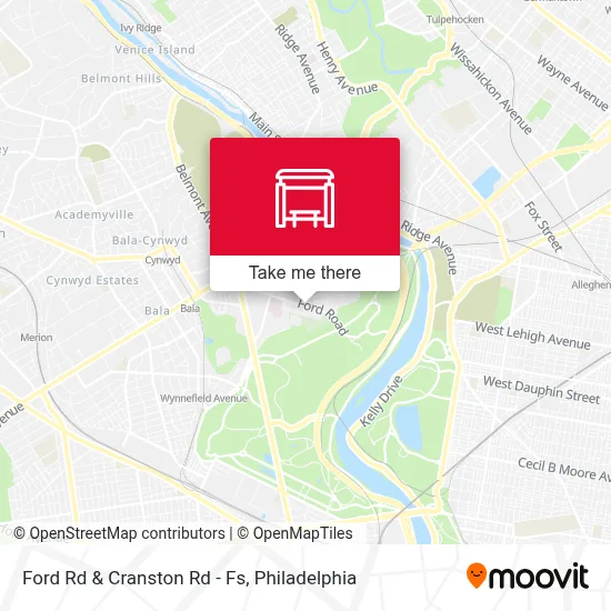 Ford Rd & Cranston Rd - Fs map