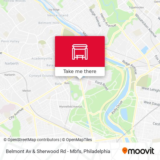 Mapa de Belmont Av & Sherwood Rd - Mbfs