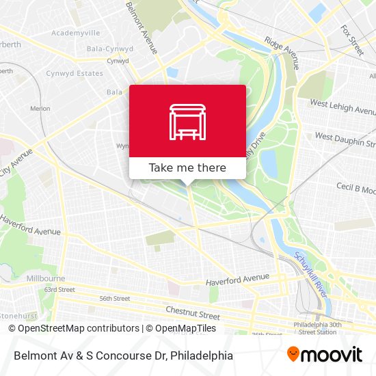 Mapa de Belmont Av & S Concourse Dr