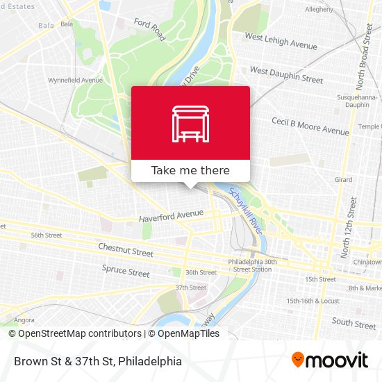 Mapa de Brown St & 37th St