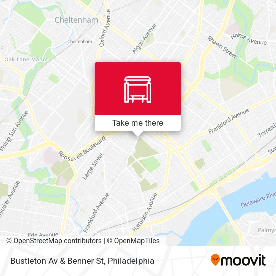 Mapa de Bustleton Av & Benner St