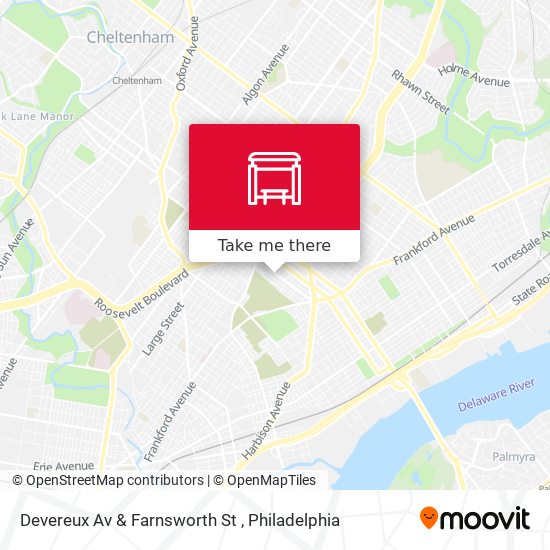 Devereux Av & Farnsworth St map