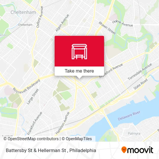 Battersby St & Hellerman St map