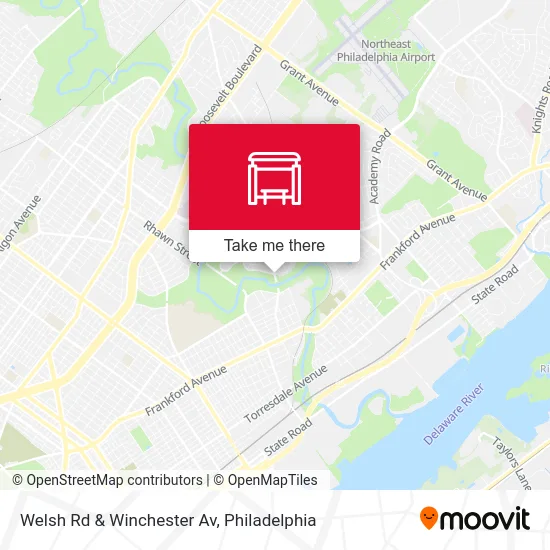 Welsh Rd & Winchester Av map