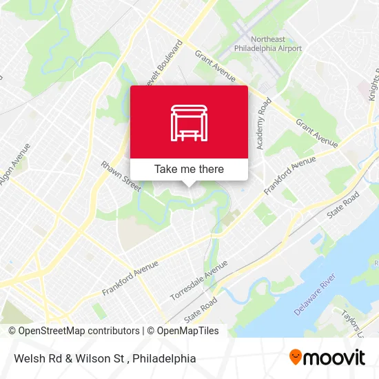 Welsh Rd & Wilson St map