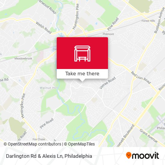 Darlington Rd & Alexis Ln map
