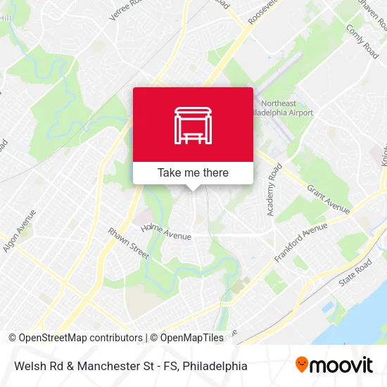 Welsh Rd & Manchester St - FS map