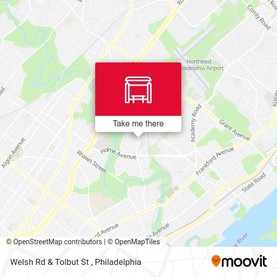 Welsh Rd & Tolbut St map