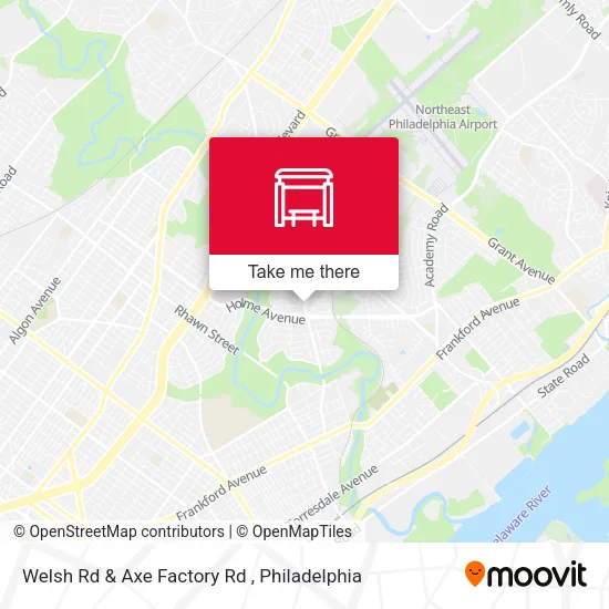 Welsh Rd & Axe Factory Rd map