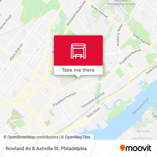 Mapa de Rowland Av & Ashville St