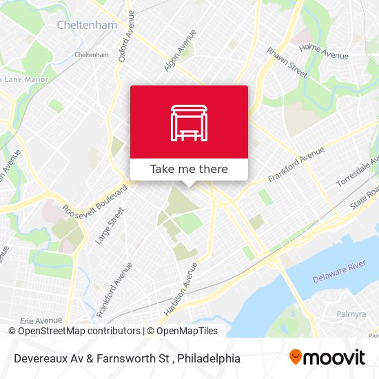 Devereaux Av & Farnsworth St map