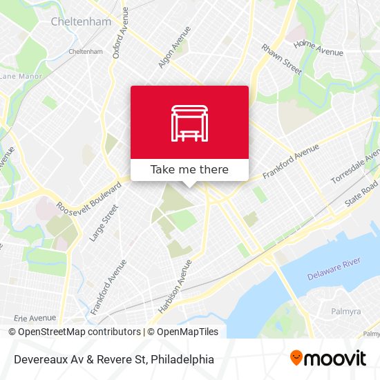 Devereaux Av & Revere St map