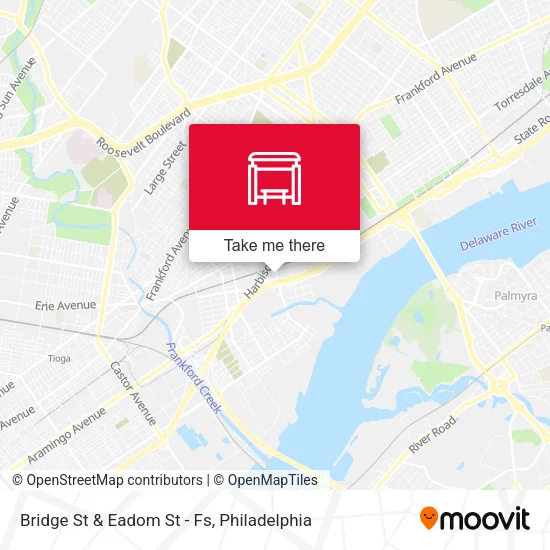 Mapa de Bridge St & Eadom St - Fs
