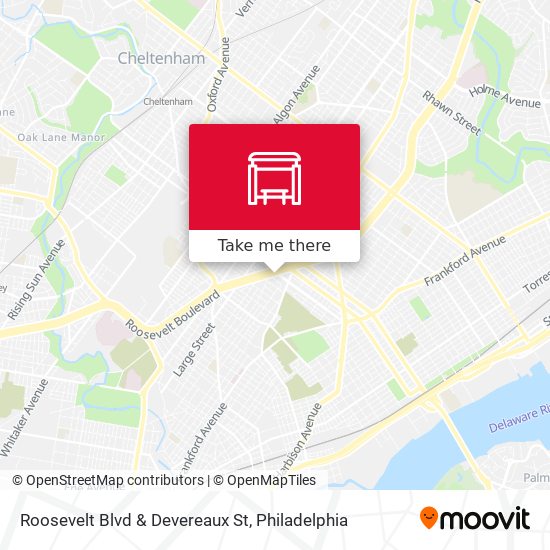 Roosevelt Blvd & Devereaux St map