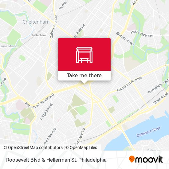 Mapa de Roosevelt Blvd & Hellerman St