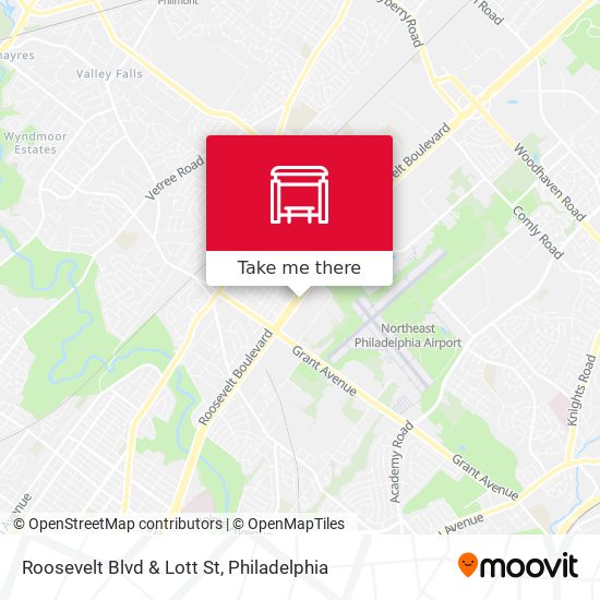 Roosevelt Blvd & Lott St map