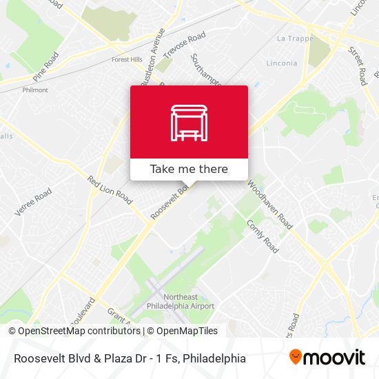 Mapa de Roosevelt Blvd & Plaza Dr - 1 Fs