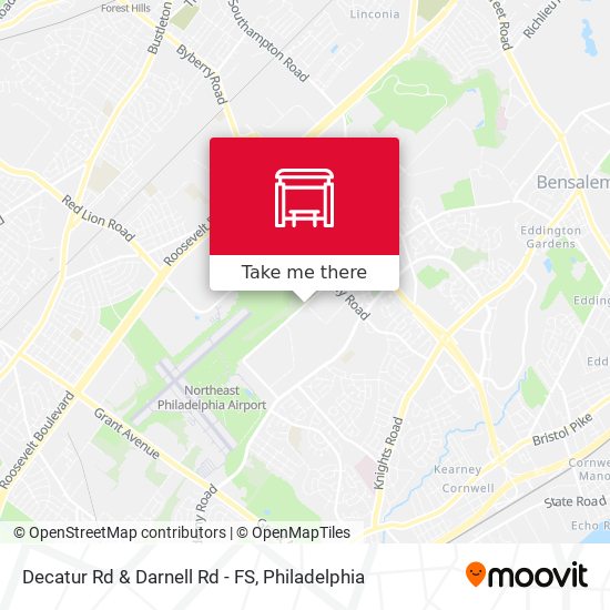Decatur Rd & Darnell Rd - FS map