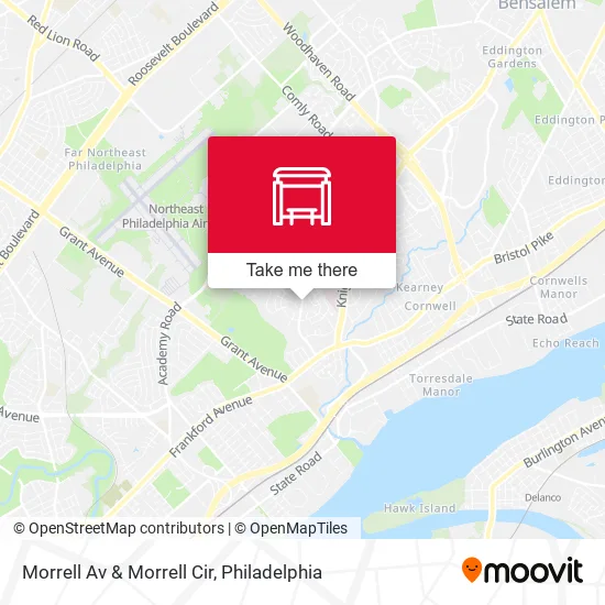 Morrell Av & Morrell Cir map